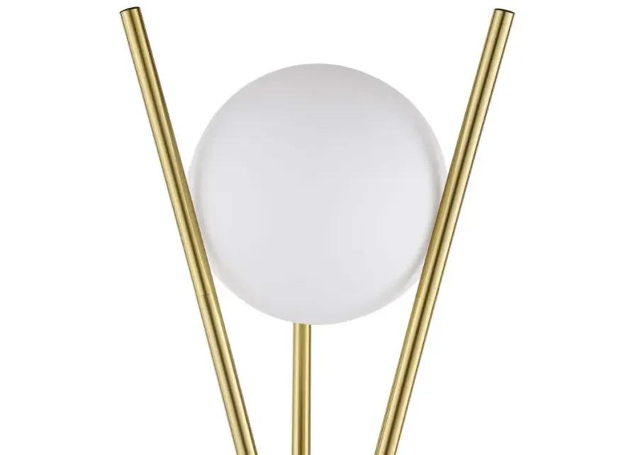 Yamileth Tripod Floor Lamp Gold