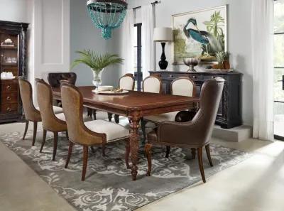 Charleston Leg Table w/1-24 in leaf