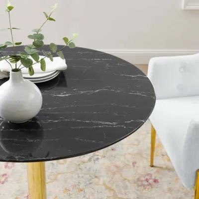 Verne 35" Artificial Marble Dining Table