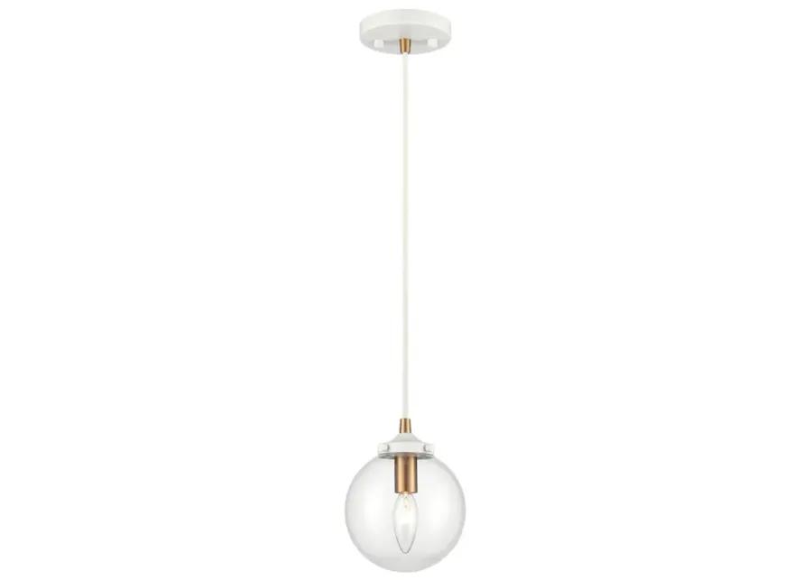 Boudreaux 6" Wide 1-Light Mini Pendant - Matte White