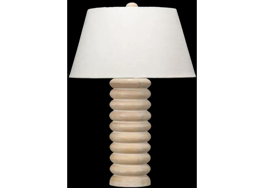 Abacus Mango Wood Table Lamp