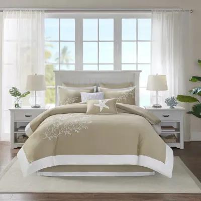 Harbor House Coastline Khaki 6 Piece Comforter Set