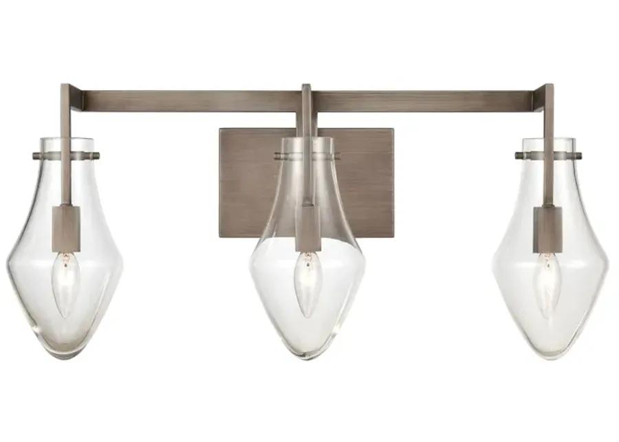 Culmination 26" Wide 3-Light Vanity Light - Weathered Zinc