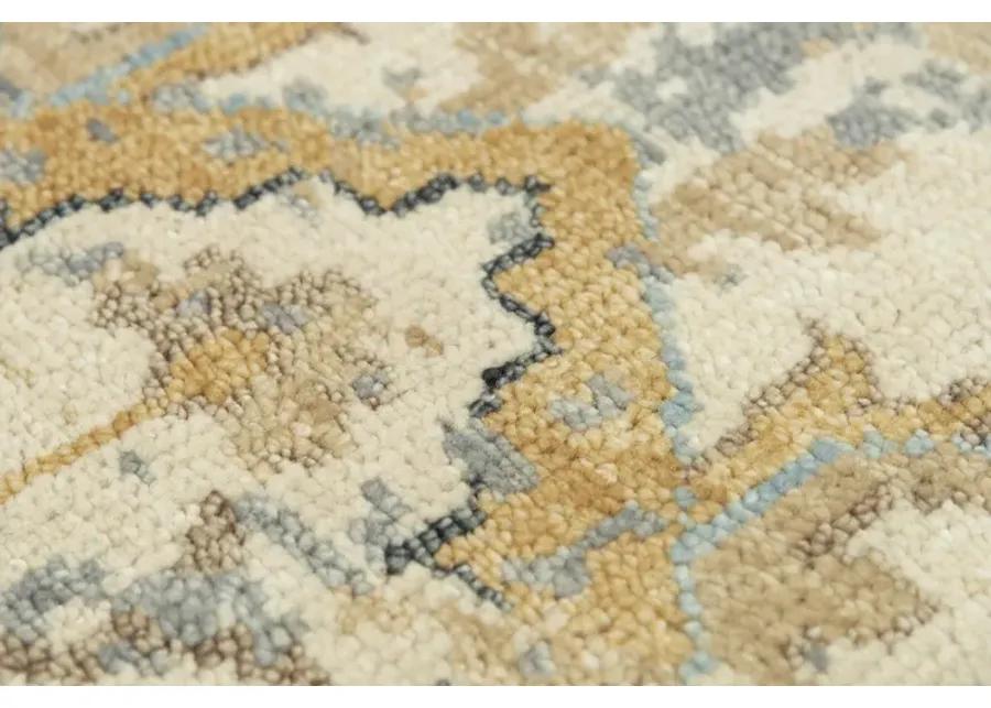 Belmont Beige  Hand Spun Wool 2' x 3'  Rectangle Rug