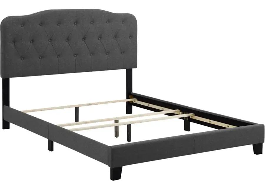 Amelia Full Upholstered Fabric Bed