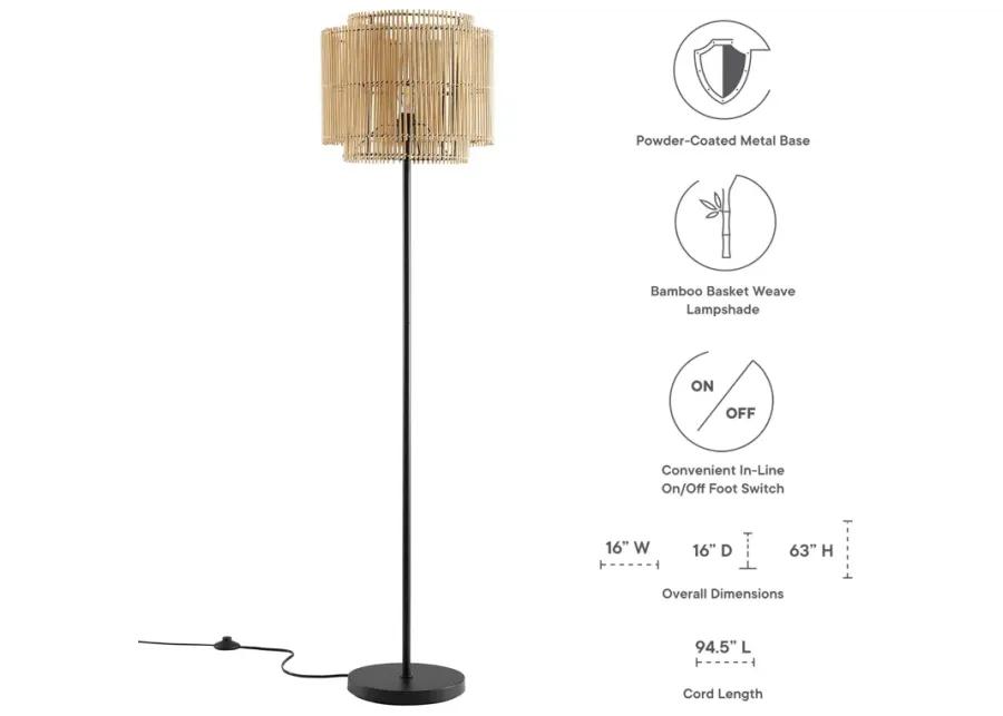 Nourish Bamboo Floor Lamp