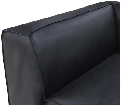 FORM CORNER CHAIR VANTAGE BLACK LEATHER