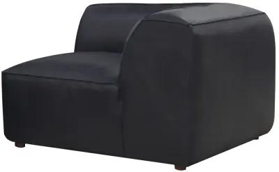 FORM CORNER CHAIR VANTAGE BLACK LEATHER