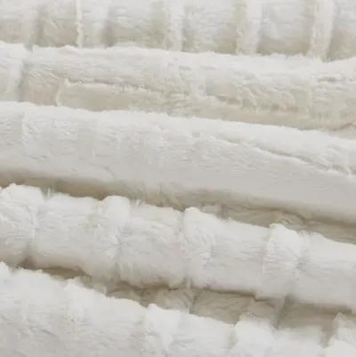 Madison Park Arctic Ivory Fur Down Alternative Comforter Mini Set