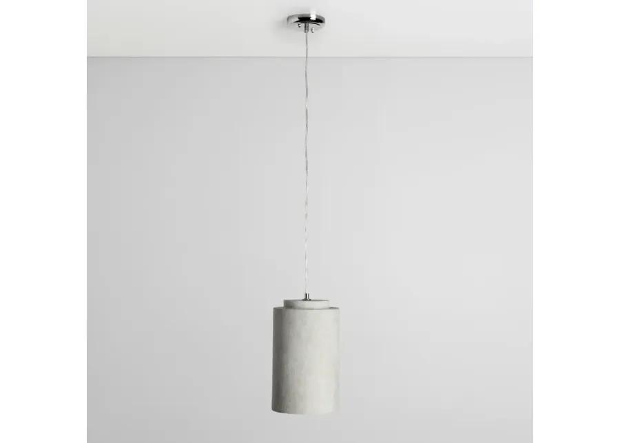 Joel 1-Light Gray Concrete Pendant