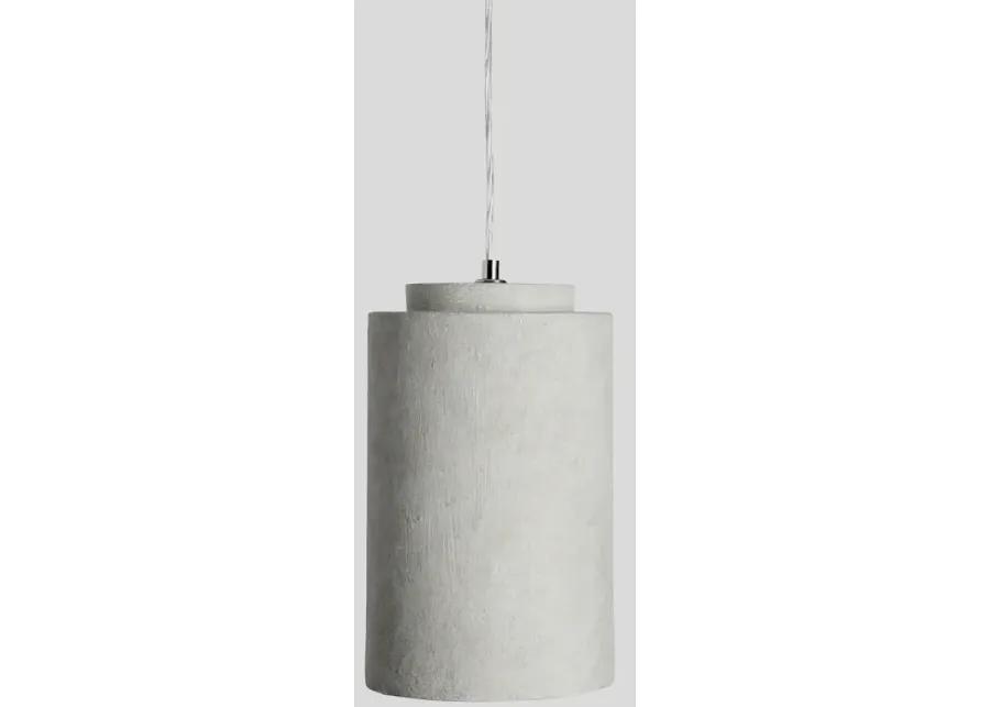 Joel 1-Light Gray Concrete Pendant