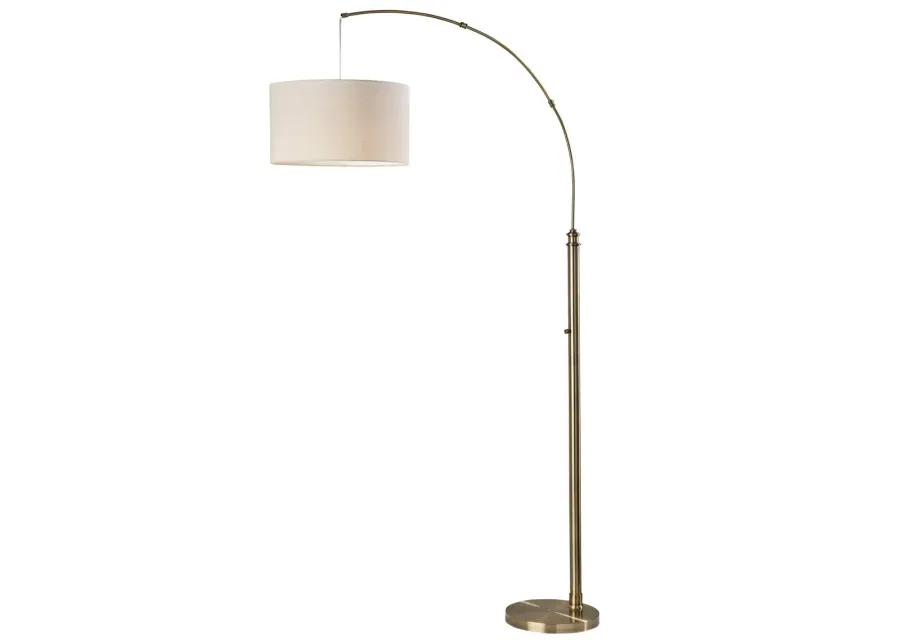 Barton Arc Lamp- Antique Brass