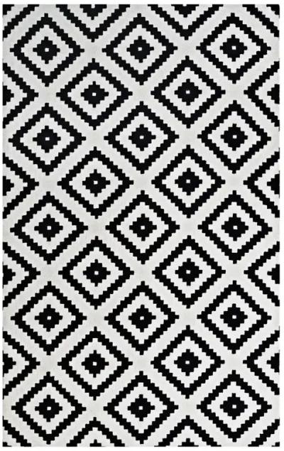 Alika Abstract Diamond Trellis 5x8 Area Rug