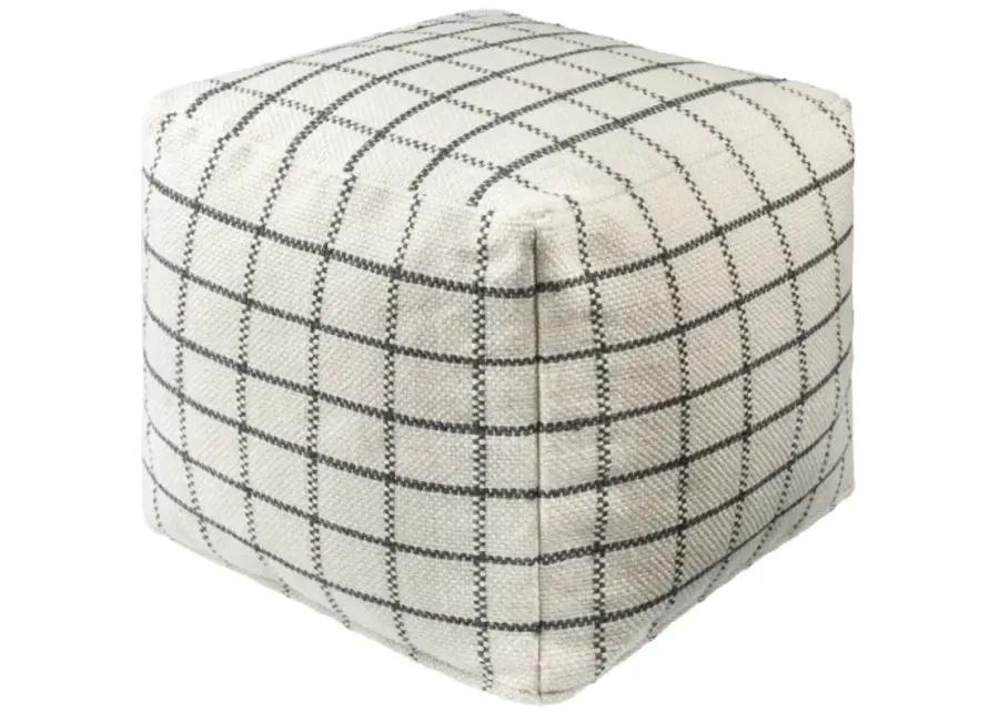 Charmaine NEPF-001 18"H x 18"W x 18"D Pouf