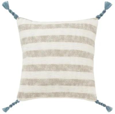 stripe brown Pillow