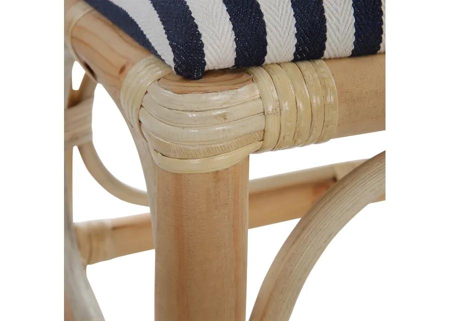 Laguna Small Striped Bench