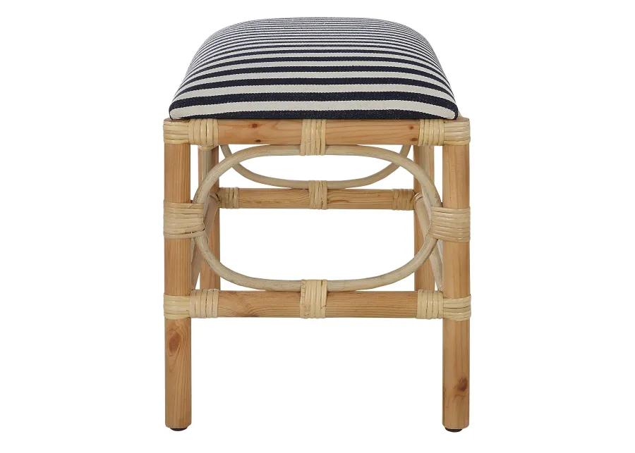 Laguna Small Striped Bench