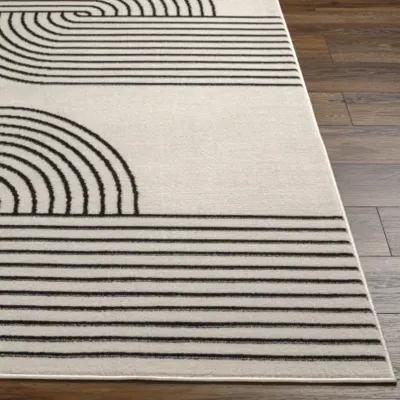 Pisa PSS-2355 5' x 7' Machine Woven Rug