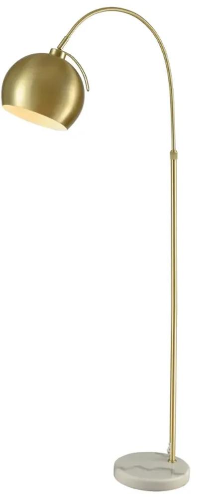 Kopernikus 61'' High 1-Light Floor Lamp - Aged Brass - Includes LED Bulb