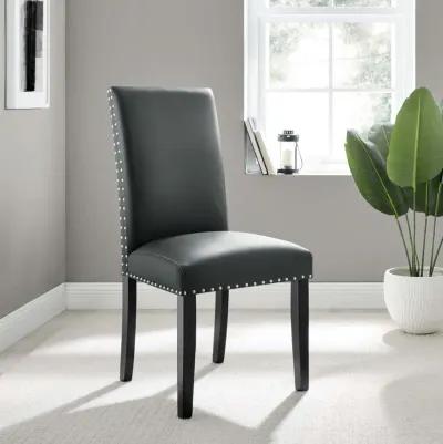 Parcel Dining Faux Leather Side Chair