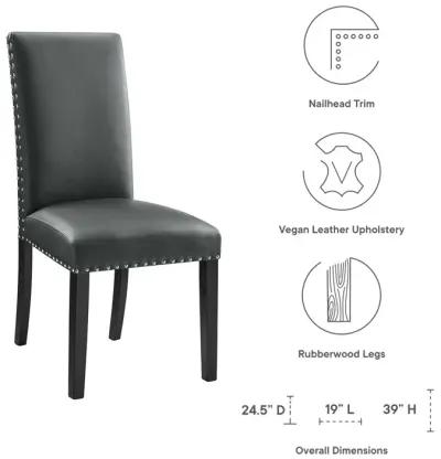 Parcel Dining Faux Leather Side Chair