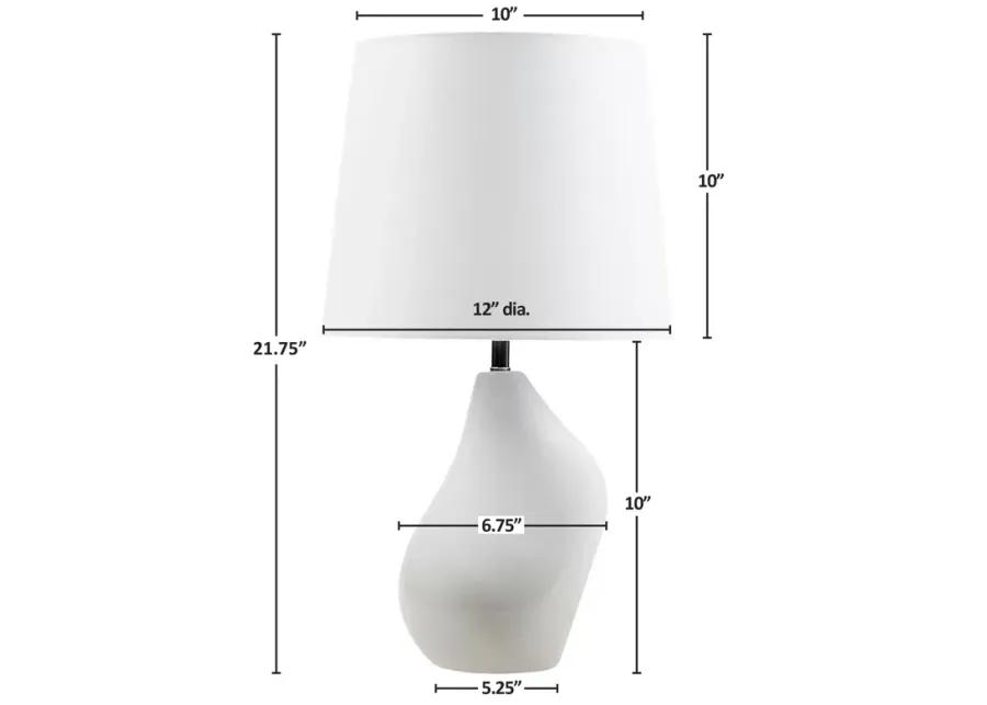 Asymmetrical Ceramic Table Lamp