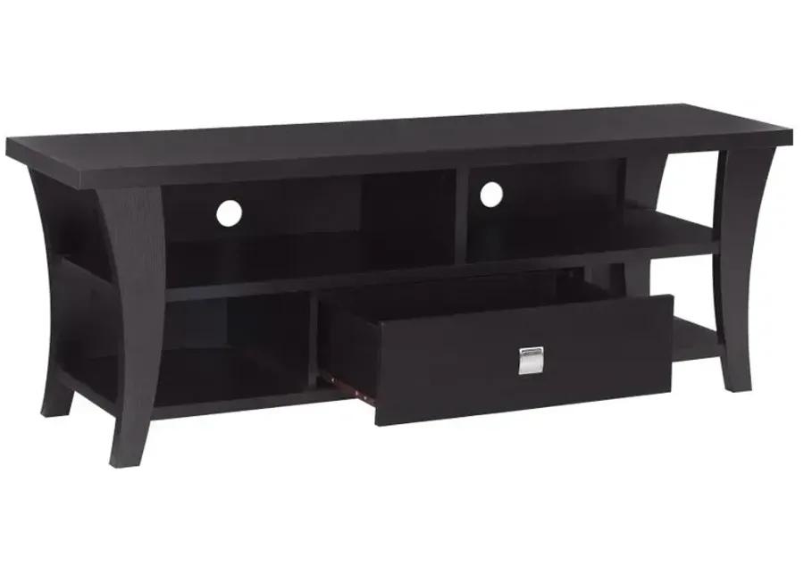 Anita 1-drawer TV Console Cappuccino