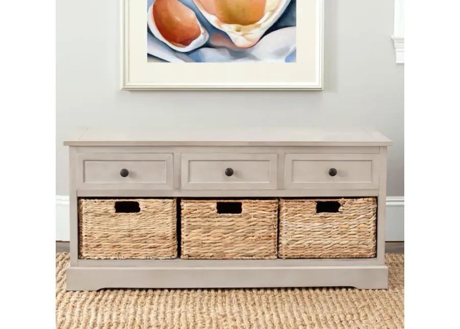 DAMIEN 3 DRAWER STORAGE BENCH