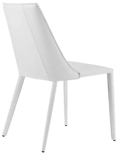 Kalle Side Chair in White - Set of 1