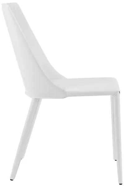 Kalle Side Chair in White - Set of 1