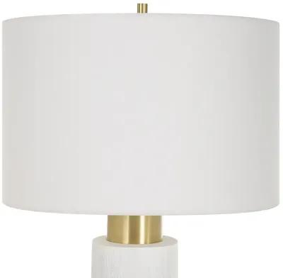 Ruse Whitewashed Table Lamp