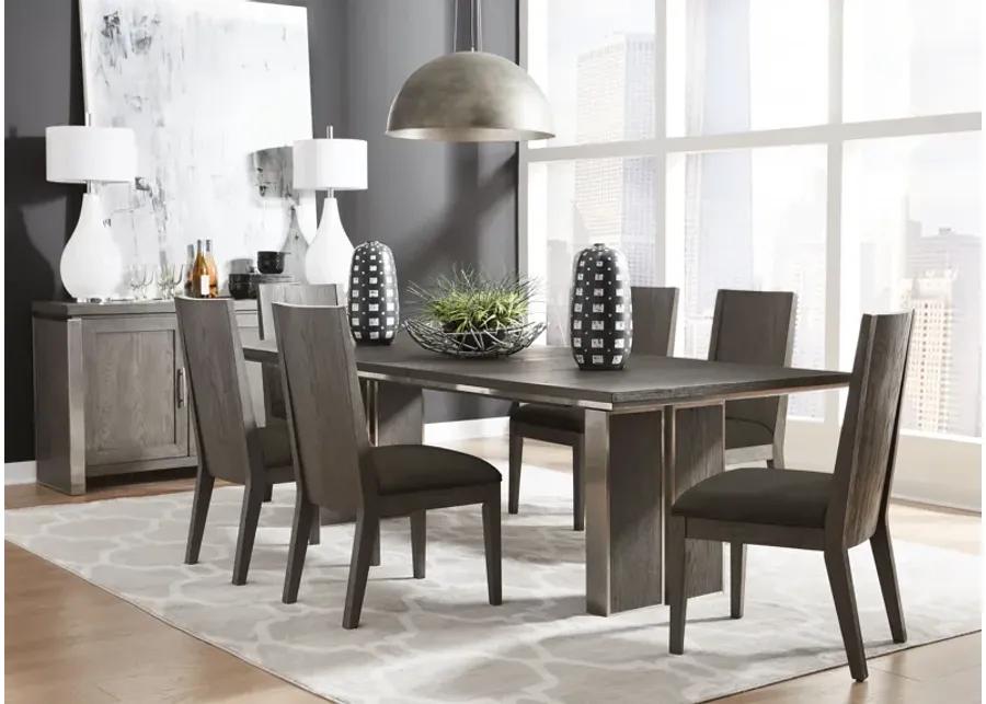 Plata Dining Chair in Thunder Grey