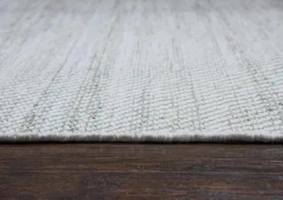 Ellington Gray Stripe  Jute / Wool  2'6" x 8' Runner Rug