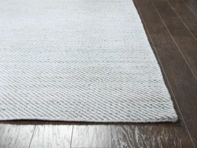 Ellington Gray Stripe  Jute / Wool  2'6" x 8' Runner Rug