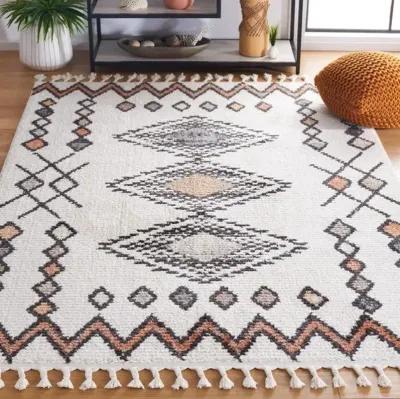 MOROCCAN TASSEL Small Rectangle Power Loomed 4'-5" x 6'-5" Rug