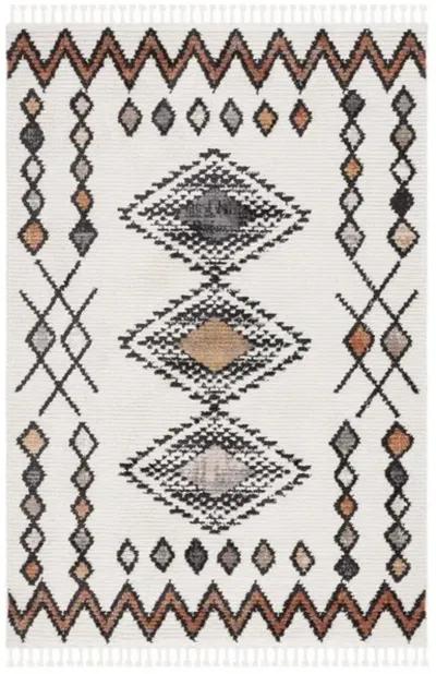 MOROCCAN TASSEL Small Rectangle Power Loomed 4'-5" x 6'-5" Rug