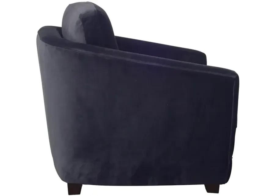 Baltimo Club Chair - Velvet Black