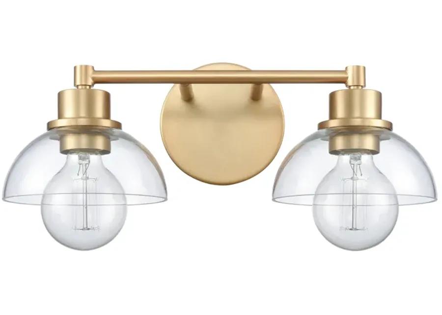 Julian 16'' Wide 2-Light Vanity Light - Brushed Gold