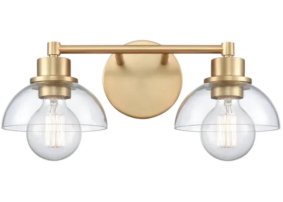 Julian 16'' Wide 2-Light Vanity Light - Brushed Gold