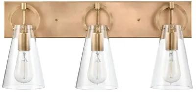 Gabby 23" Wide 3-Light Vanity Light - Brass