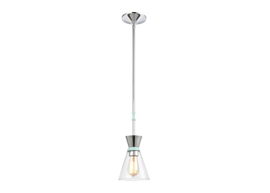 Modley 6" Wide 1-Light Mini Pendant - Polished Chrome