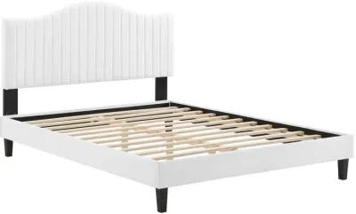 Juniper Channel Tufted Performance Velvet King Platform Bed