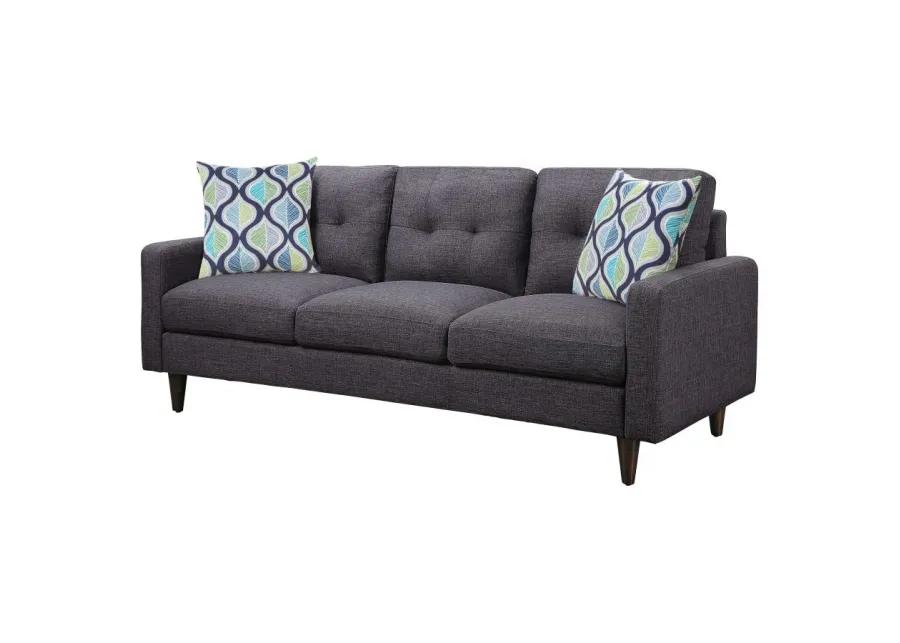 Watsonville Tufted Back Sofa Grey