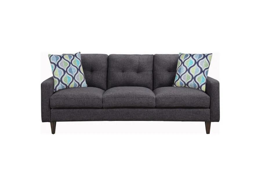 Watsonville Tufted Back Sofa Grey