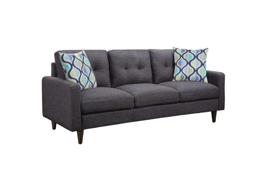 Watsonville Tufted Back Sofa Grey