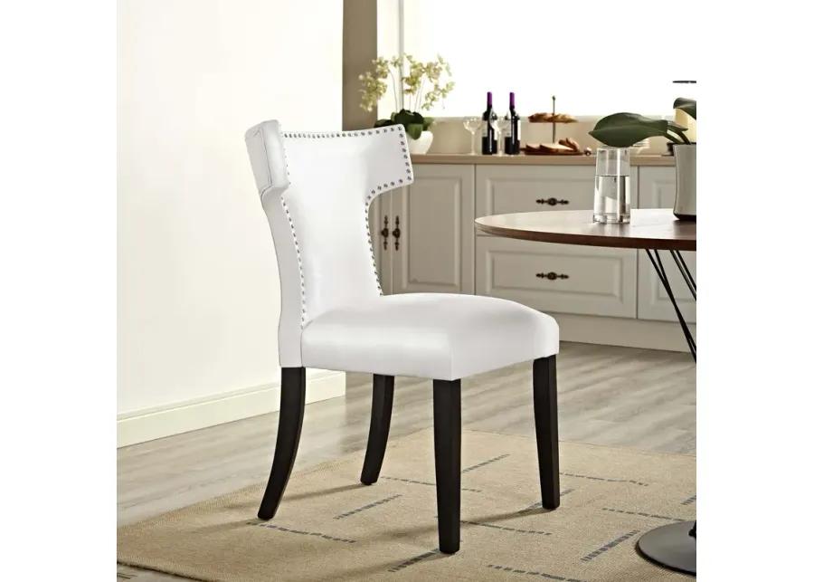 Curve Vinyl Dining Chair