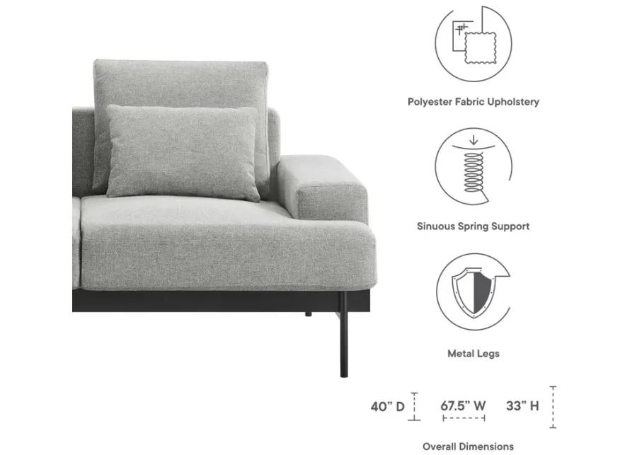 Proximity Upholstered Fabric Loveseat