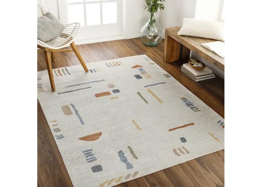 Lillian LLL-2313 2'2" x 3'9" Machine Woven Rug