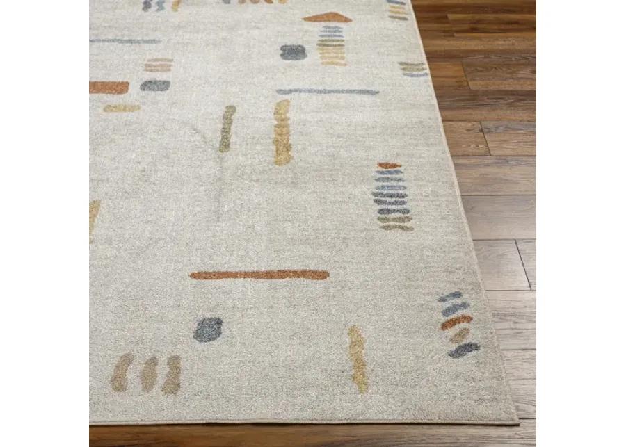 Lillian LLL-2313 2'2" x 3'9" Machine Woven Rug