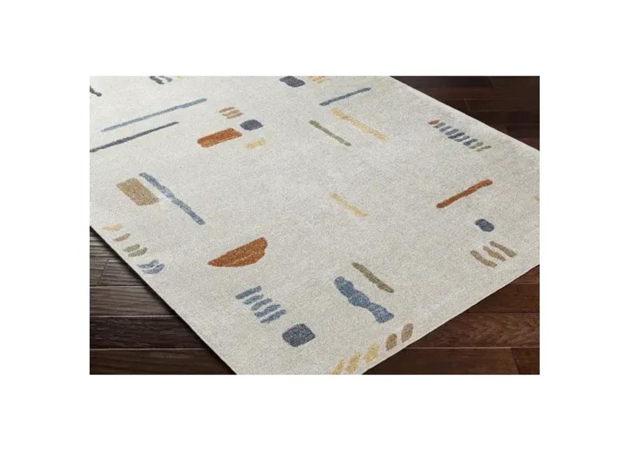 Lillian LLL-2313 2'2" x 3'9" Machine Woven Rug